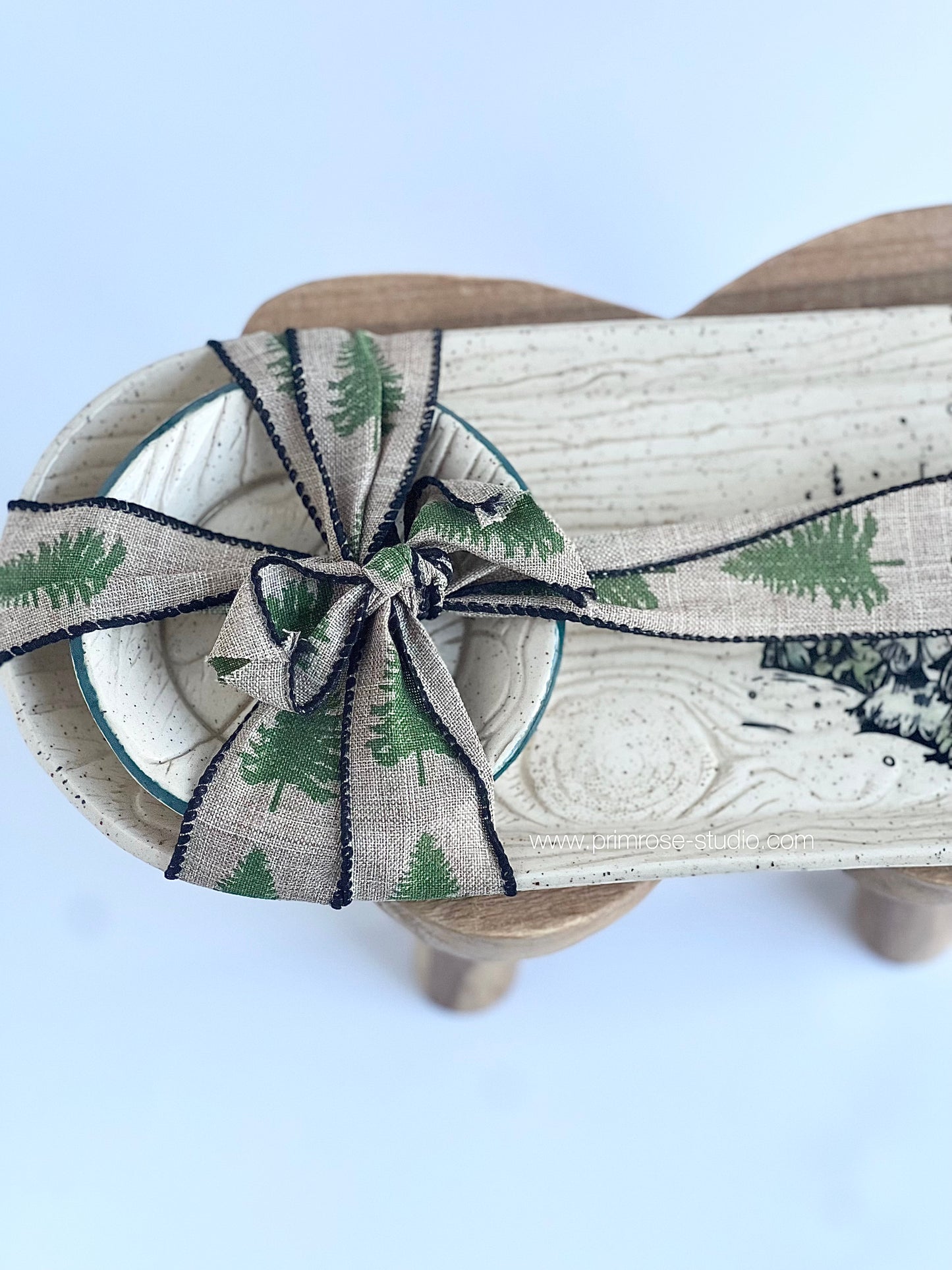 Ceramic Tray (Winter Trees 2pc Set)