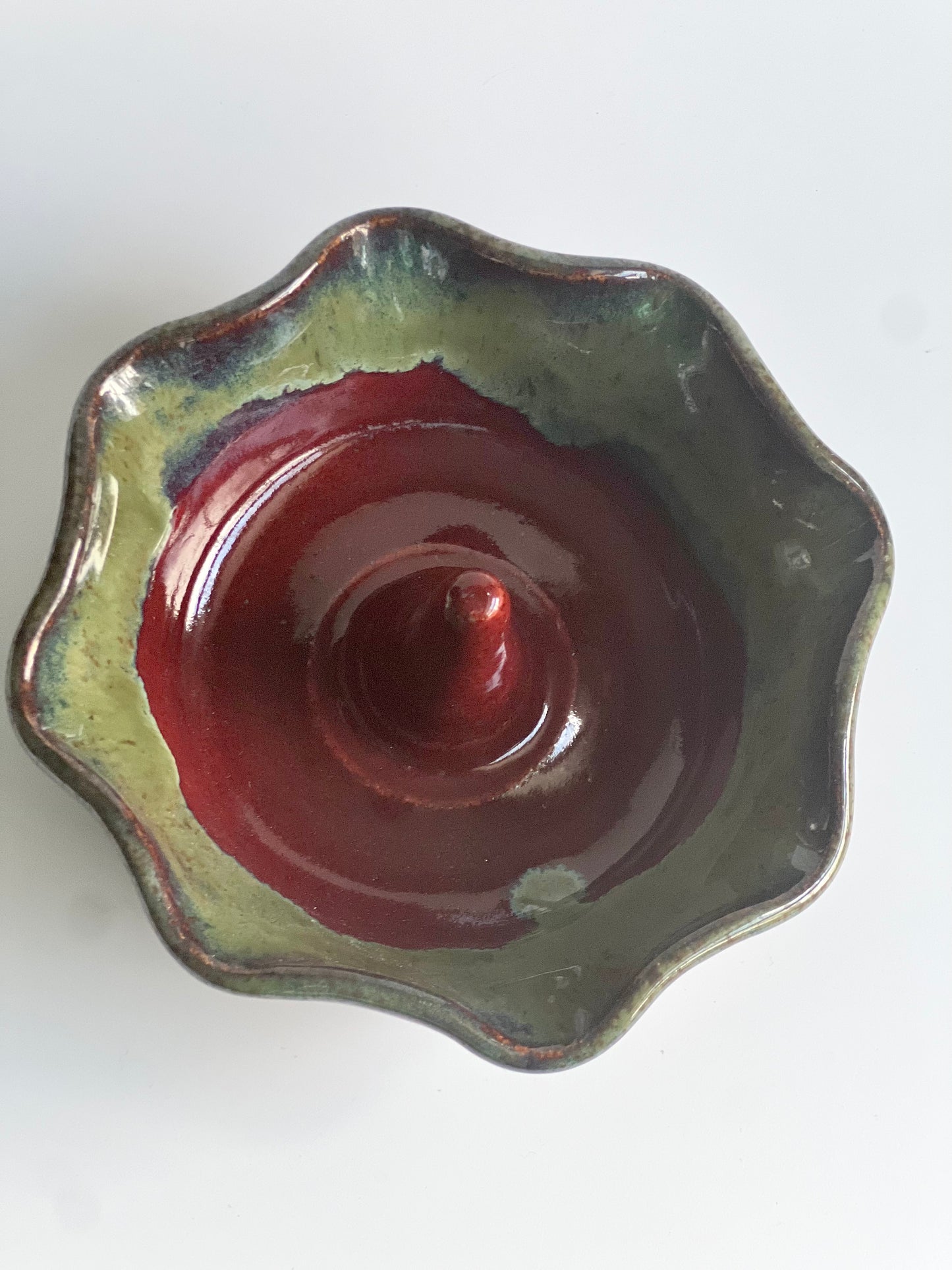 Ceramic Apple Baker Bowl, Apple Baking Dish (or Jewelry holder!)