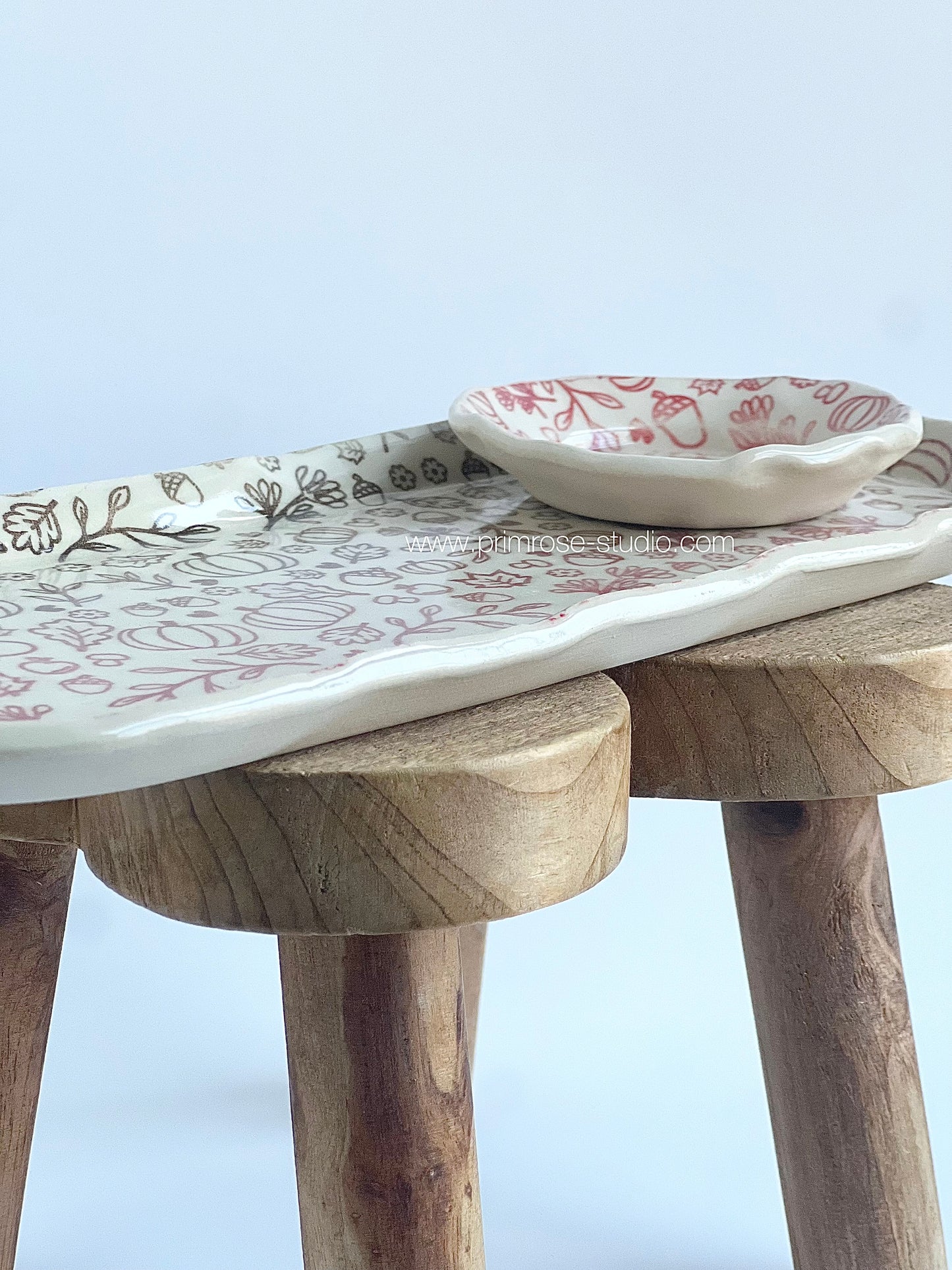 Ceramic Tray (Fall 2pc Set)