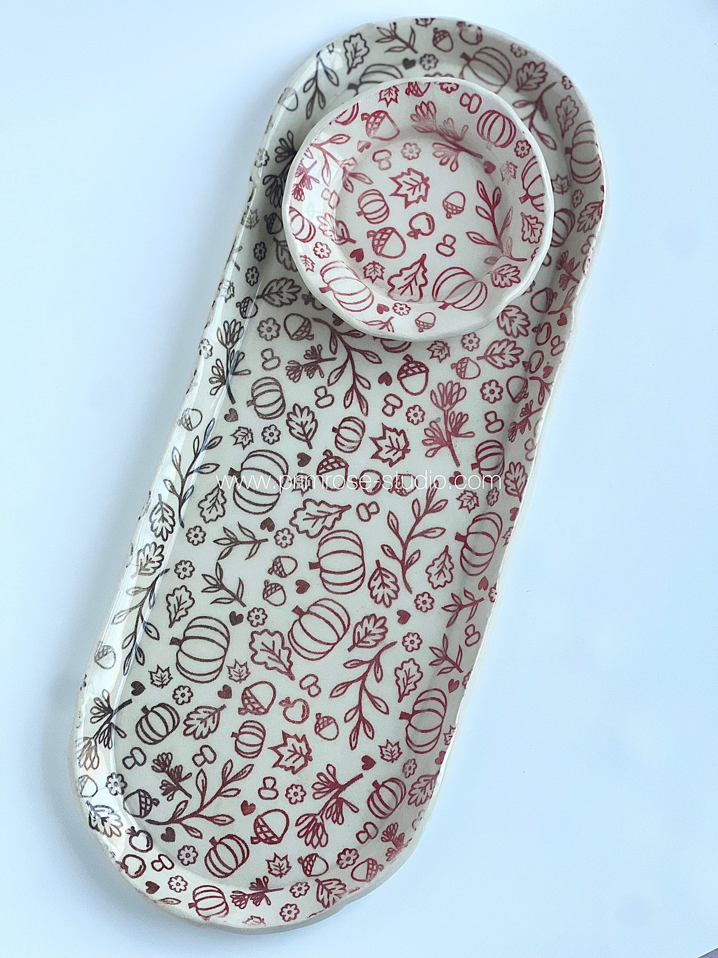 Ceramic Tray (Fall 2pc Set)