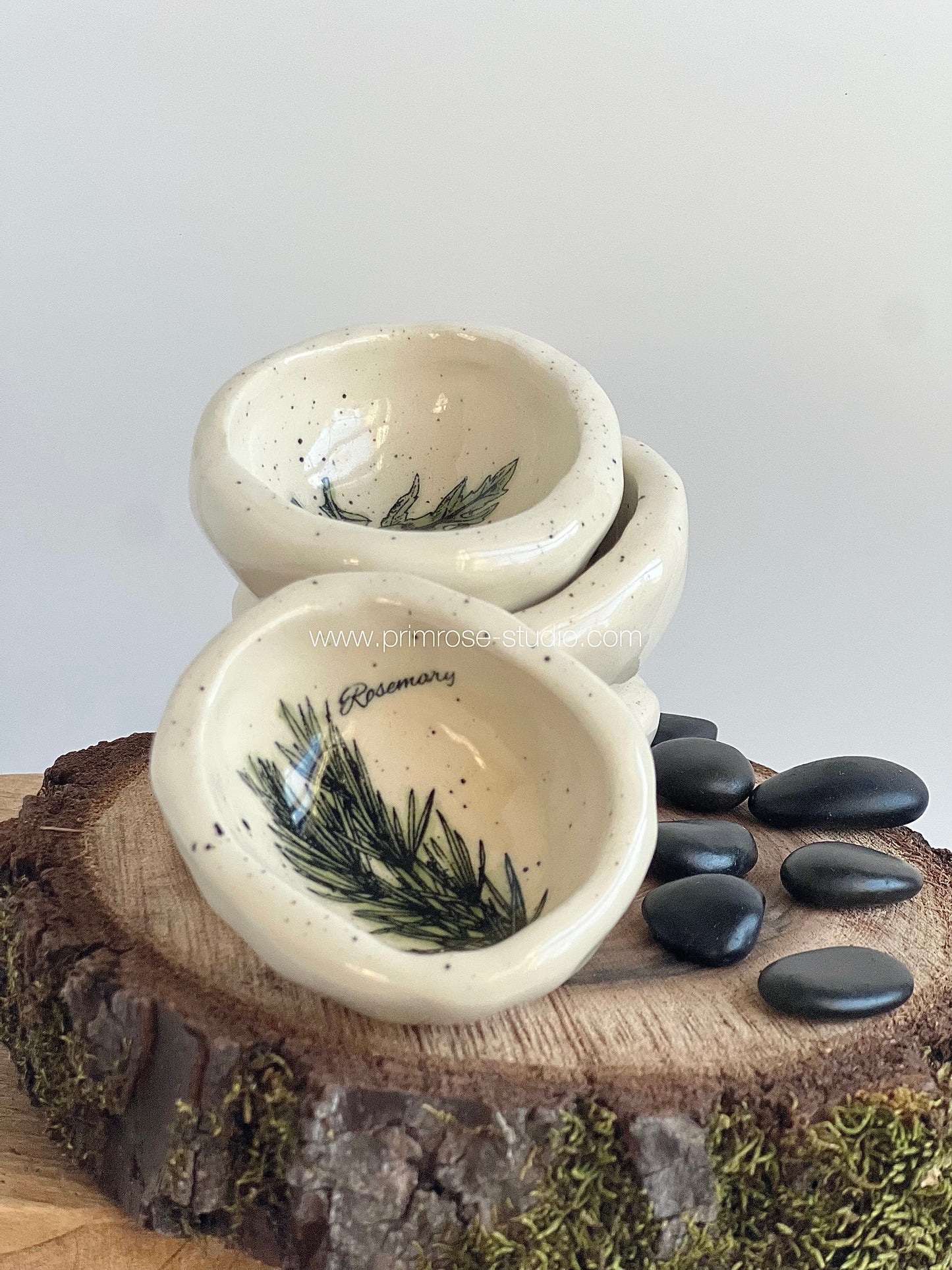 Ceramic Pinch Pot (Various Herbs)
