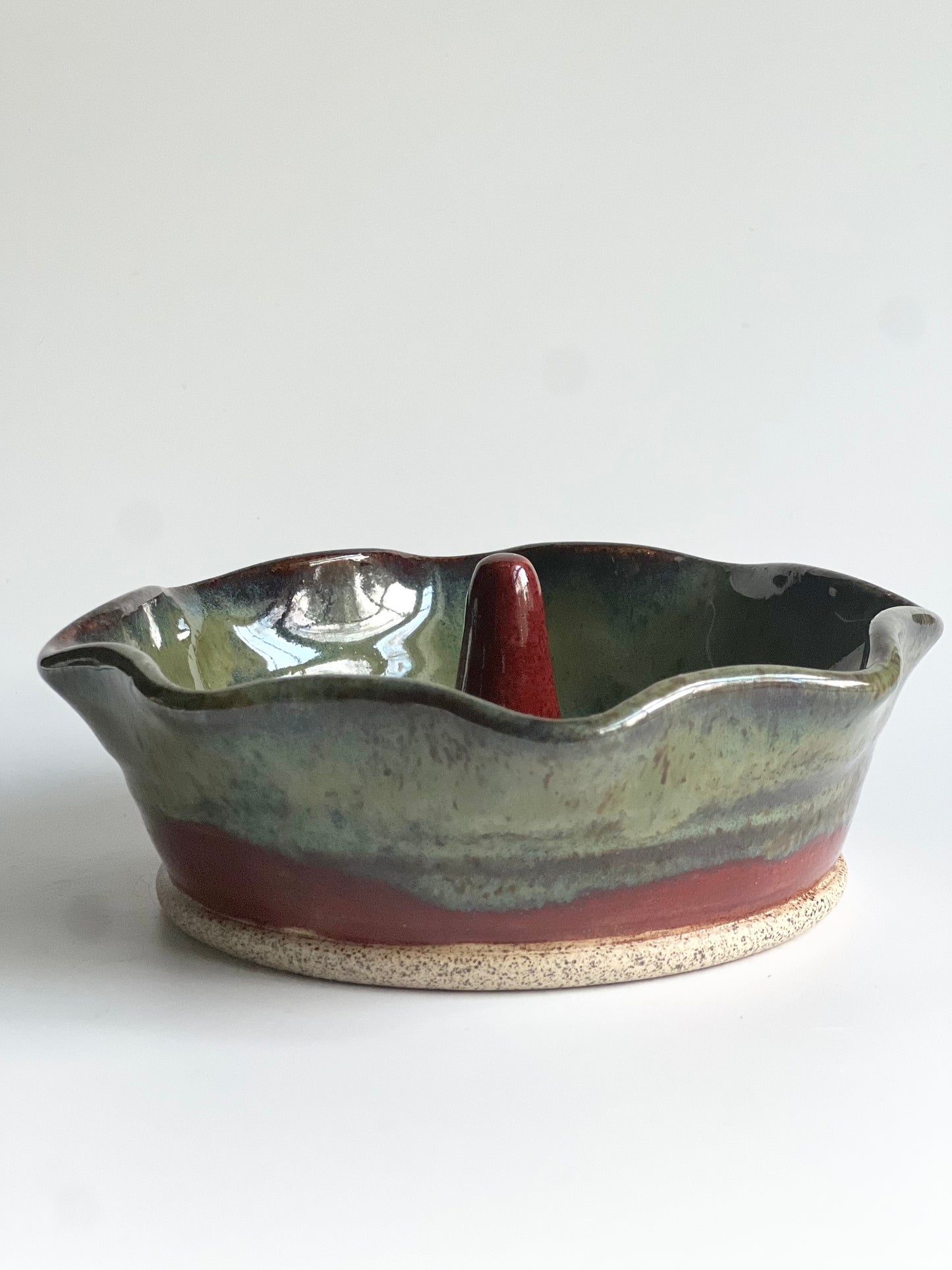 Ceramic Apple Baker Bowl, Apple Baking Dish (or Jewelry holder!)