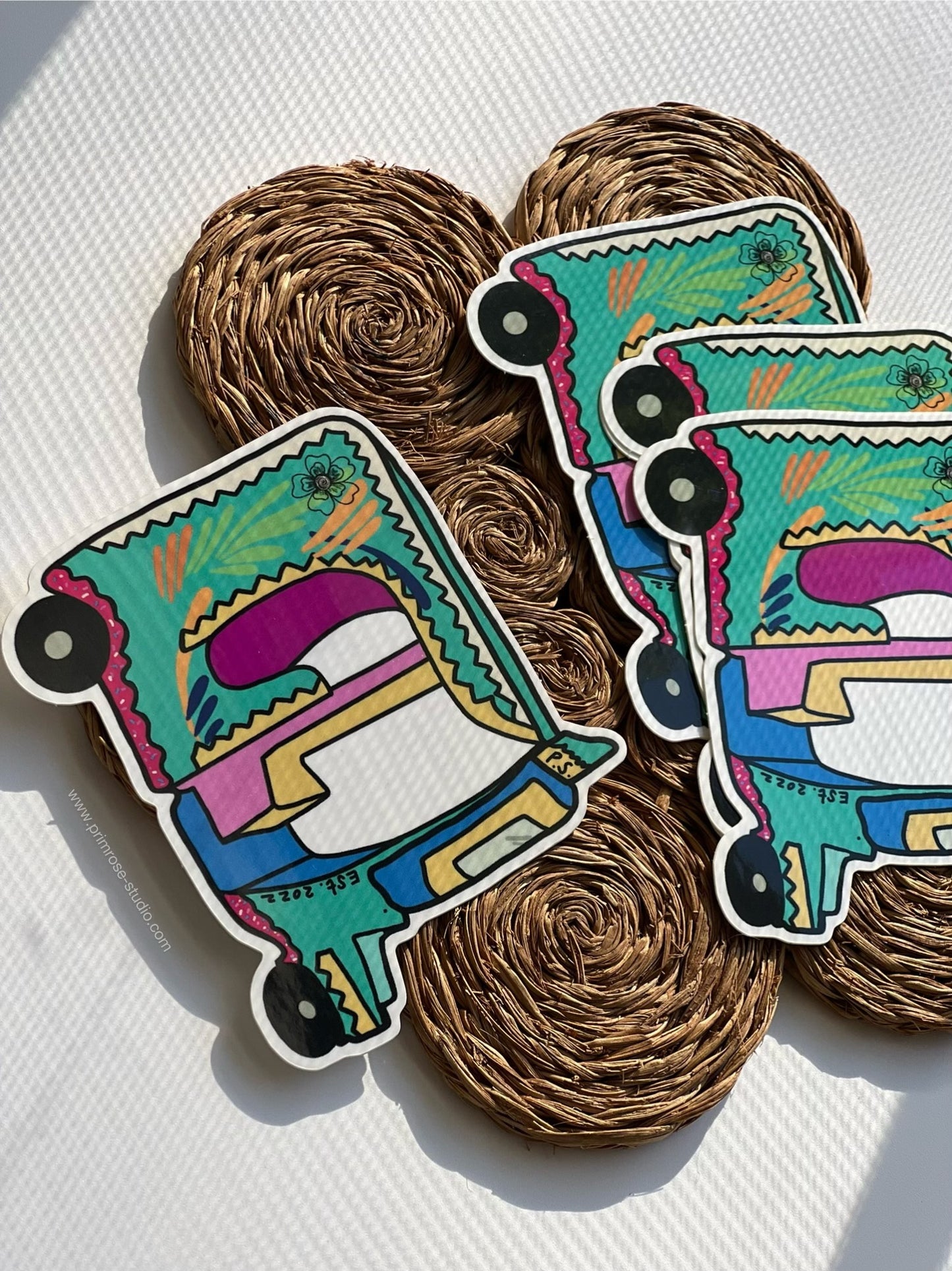 Tuk Tuk Vinyl Sticker