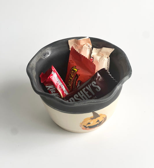 Ceramic Halloween Candy Bowl, Dish