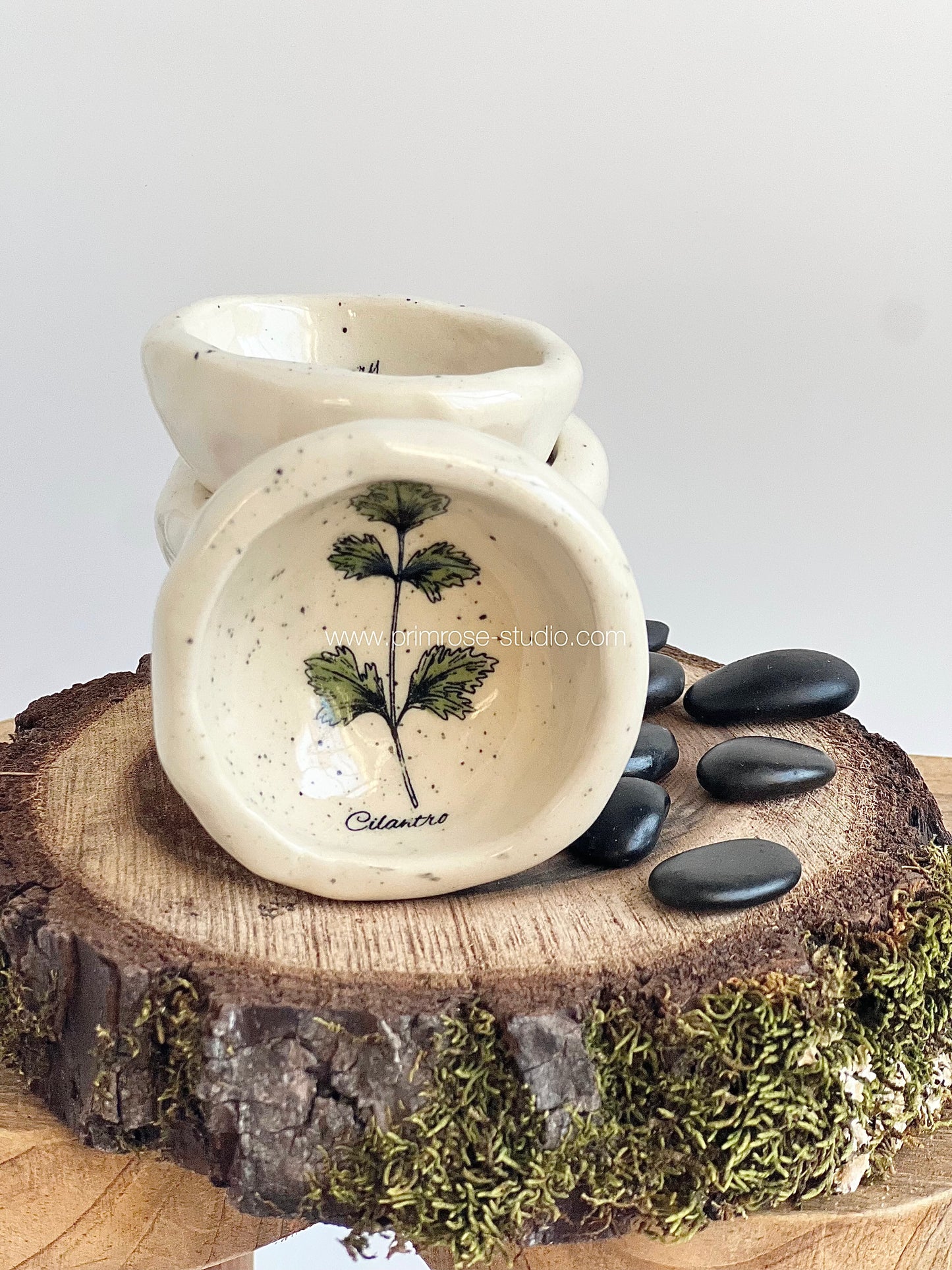 Ceramic Pinch Pot (Various Herbs)