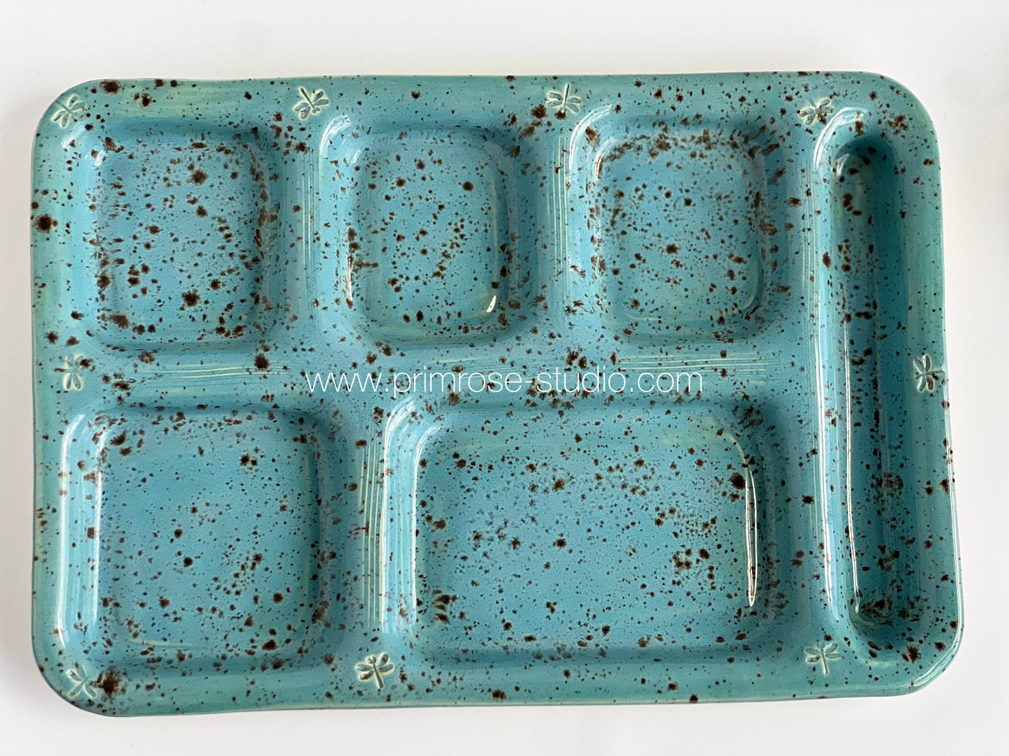 Ceramic Bento Tray / School Lunch Tray