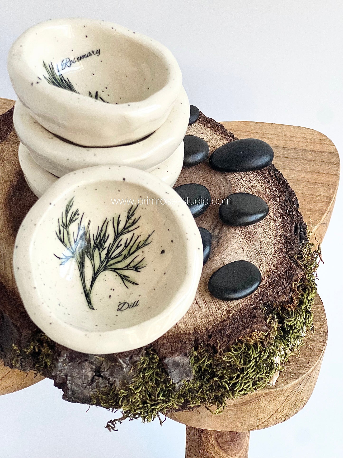 Ceramic Pinch Pot (Various Herbs)
