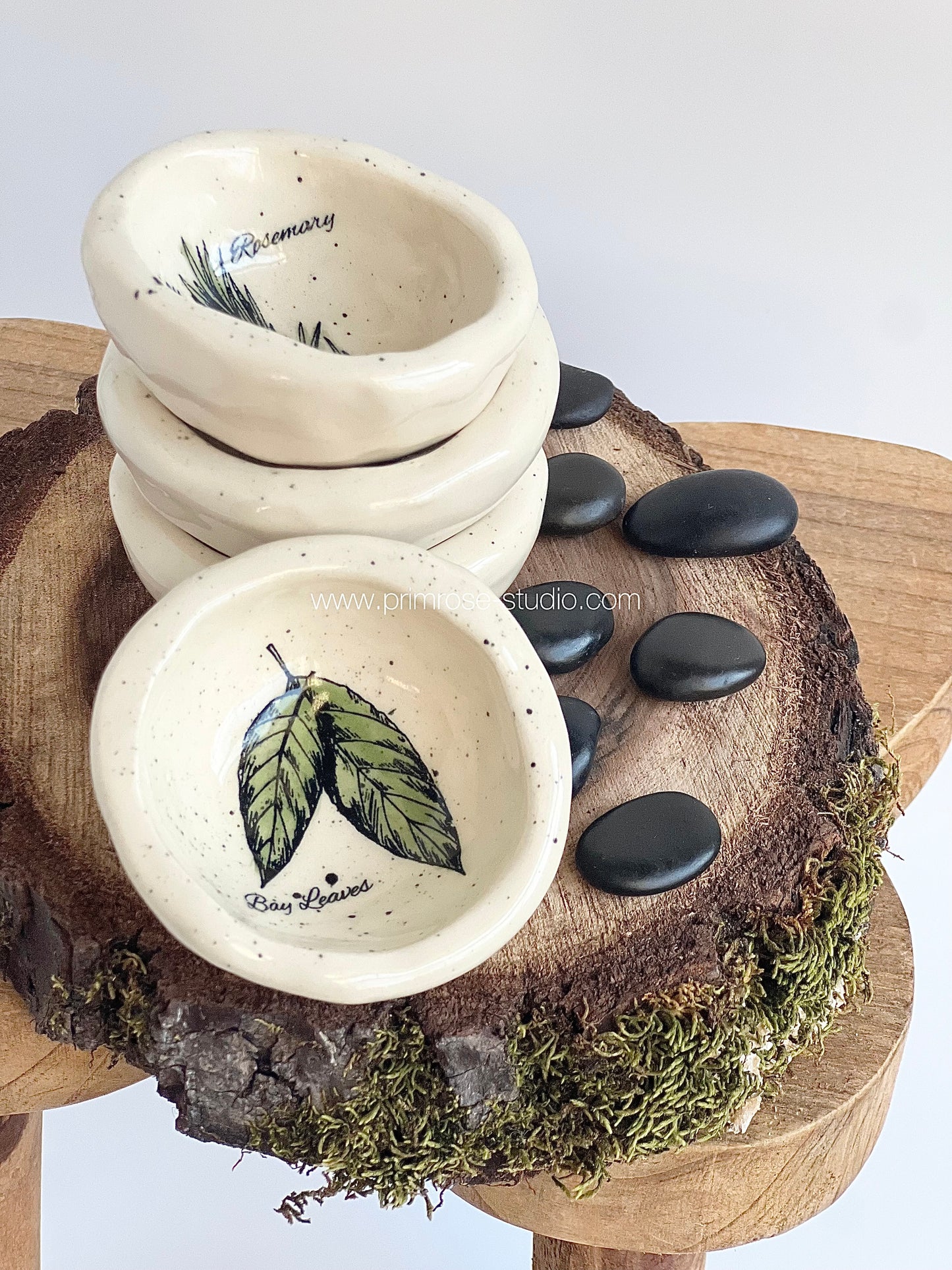 Ceramic Pinch Pot (Various Herbs)