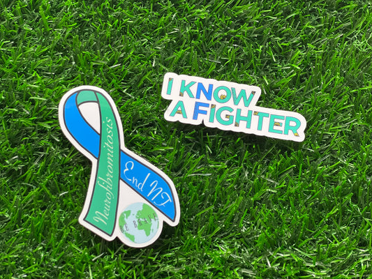 I KNOW A FIGHTER #EndNF Vinyl Sticker