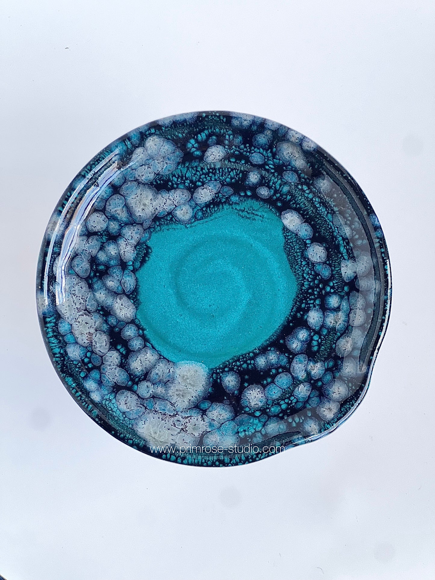 Ceramic Spoon Rest (Power Turquoise)