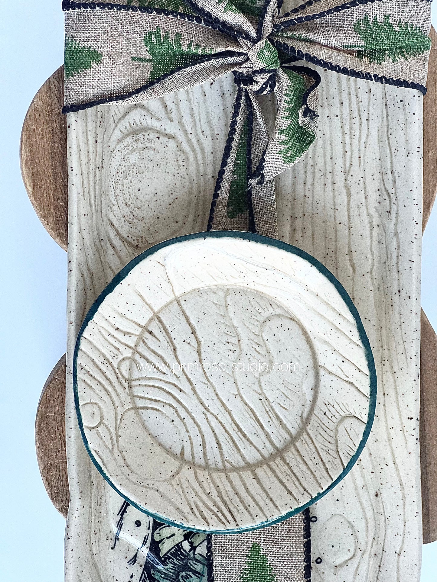Ceramic Tray (Winter Trees 2pc Set)