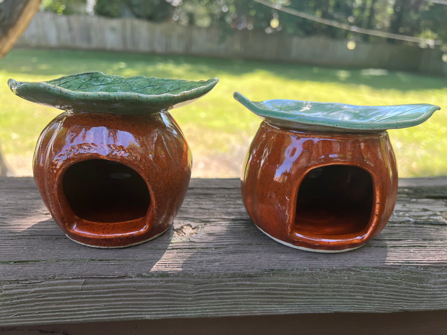 Ceramic Fall Leaves Wax Melt Holder