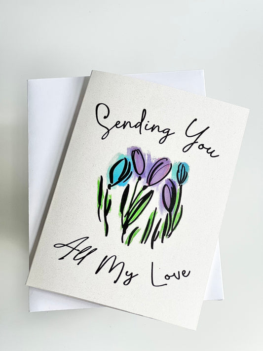 Tulips Greeting Card