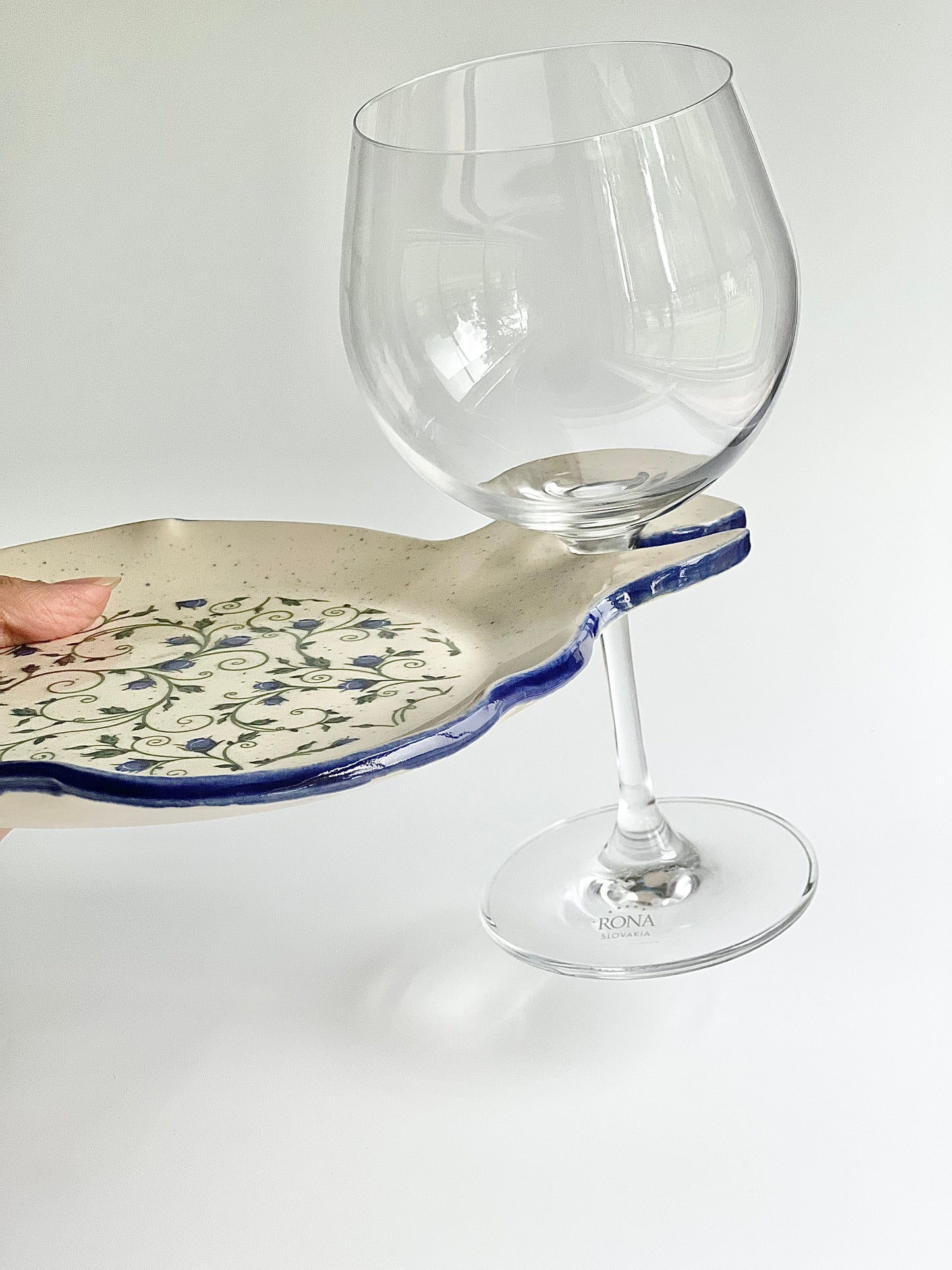 Ceramic Wine Snack Plate