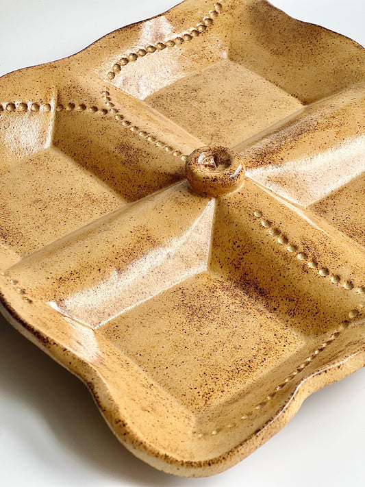 Ceramic Divided Serving Tray