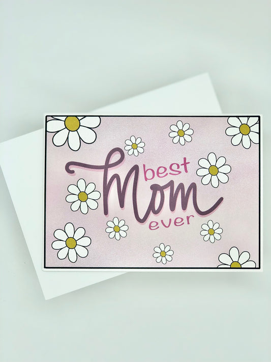Mother’s Day Greeting Card (Daisies - Pink)