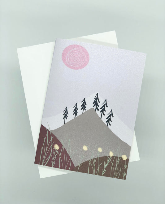 Mountain of Strength Greeting Card