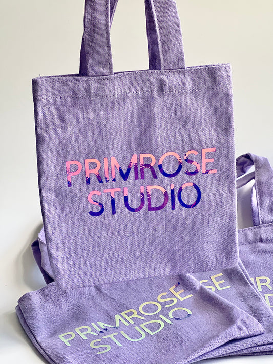 Mini P.S. Tote (Lavender with Holographic Design)