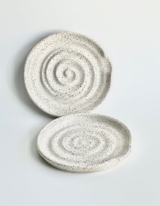 Ceramic Spoon Rest (Snow)