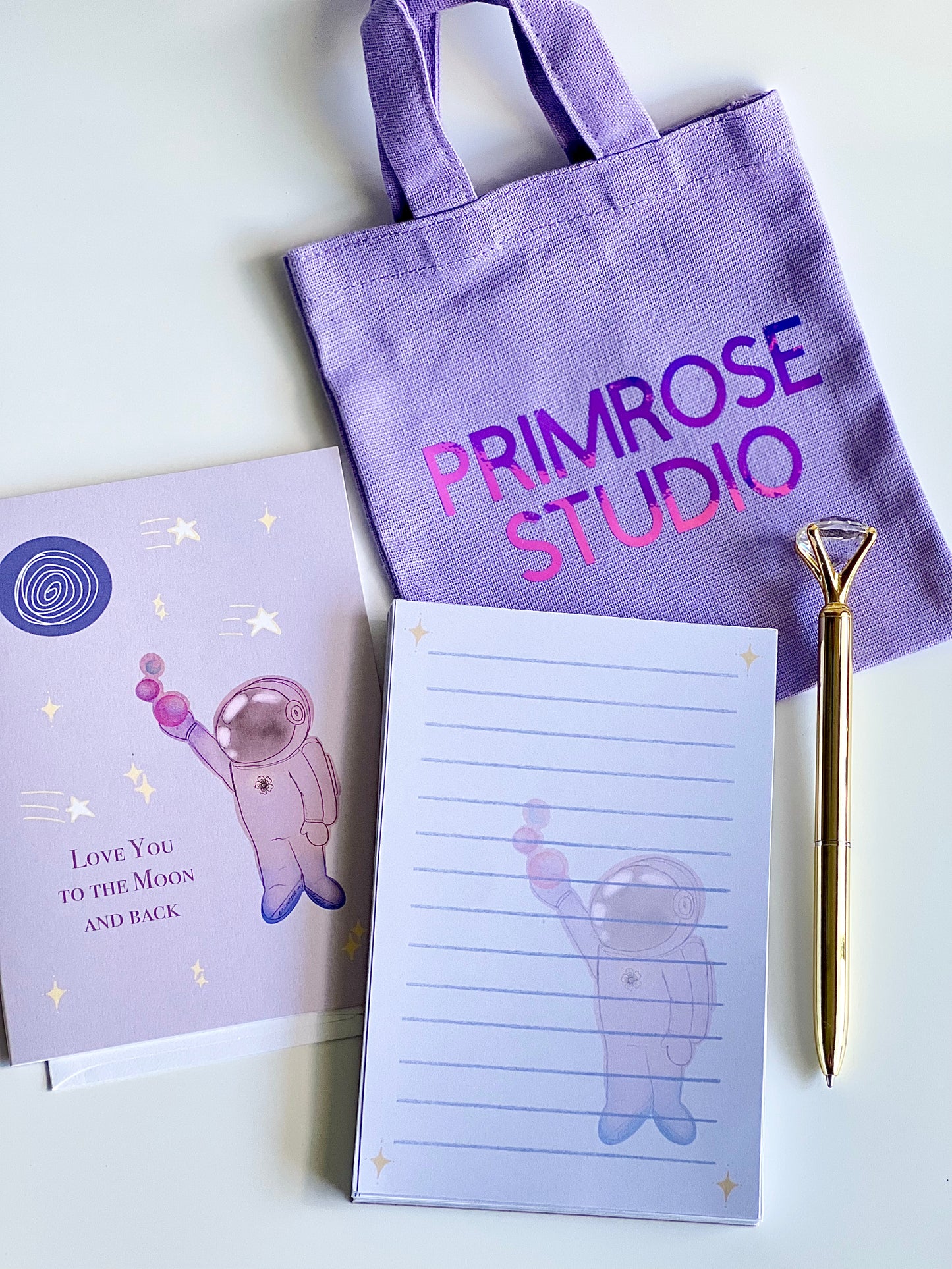 Love You To The Moon & Back Greeting Card
