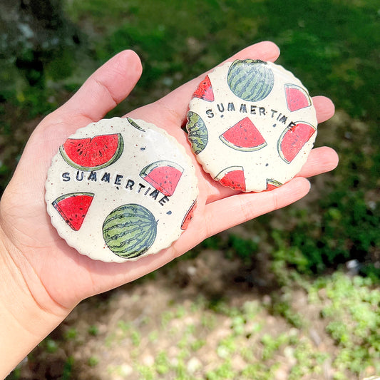 Ceramic Summertime Magnet