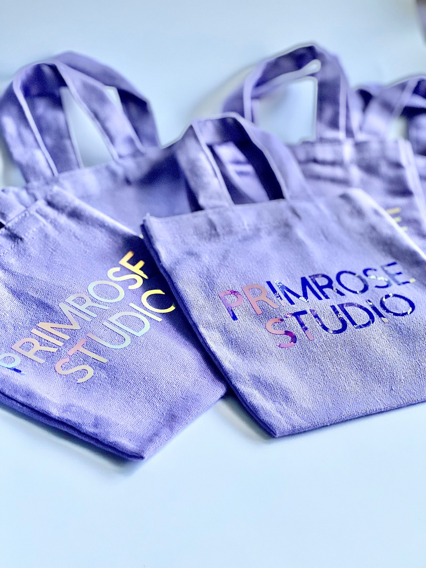 Mini P.S. Tote (Lavender with Holographic Design)