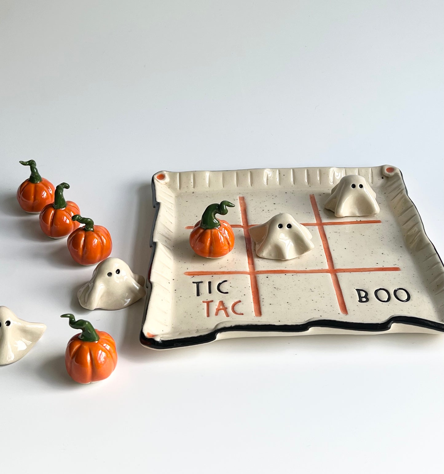 Ceramic Tic Tac BOO! Gameboard