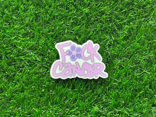 F🌸CK CANCER Vinyl Sticker