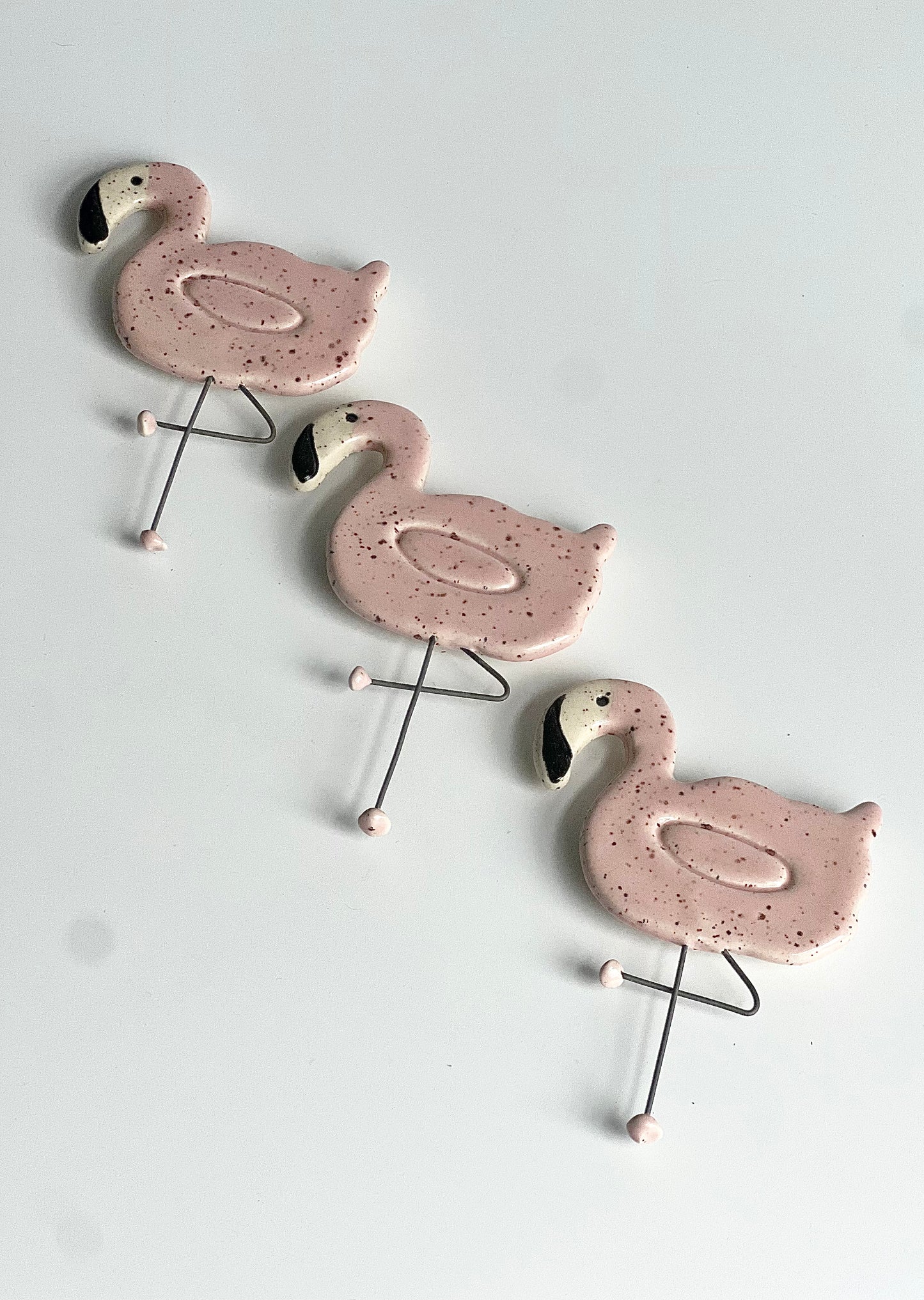 Ceramic Flamingo Magnet