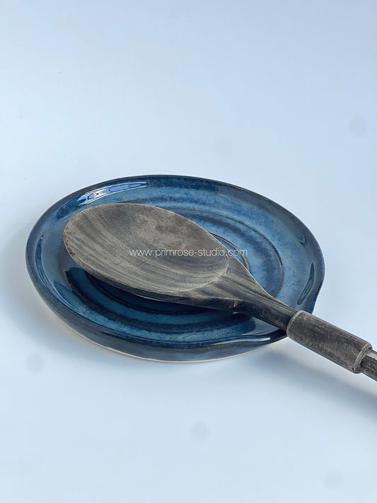 Ceramic Spoon Rest (Sapphire)