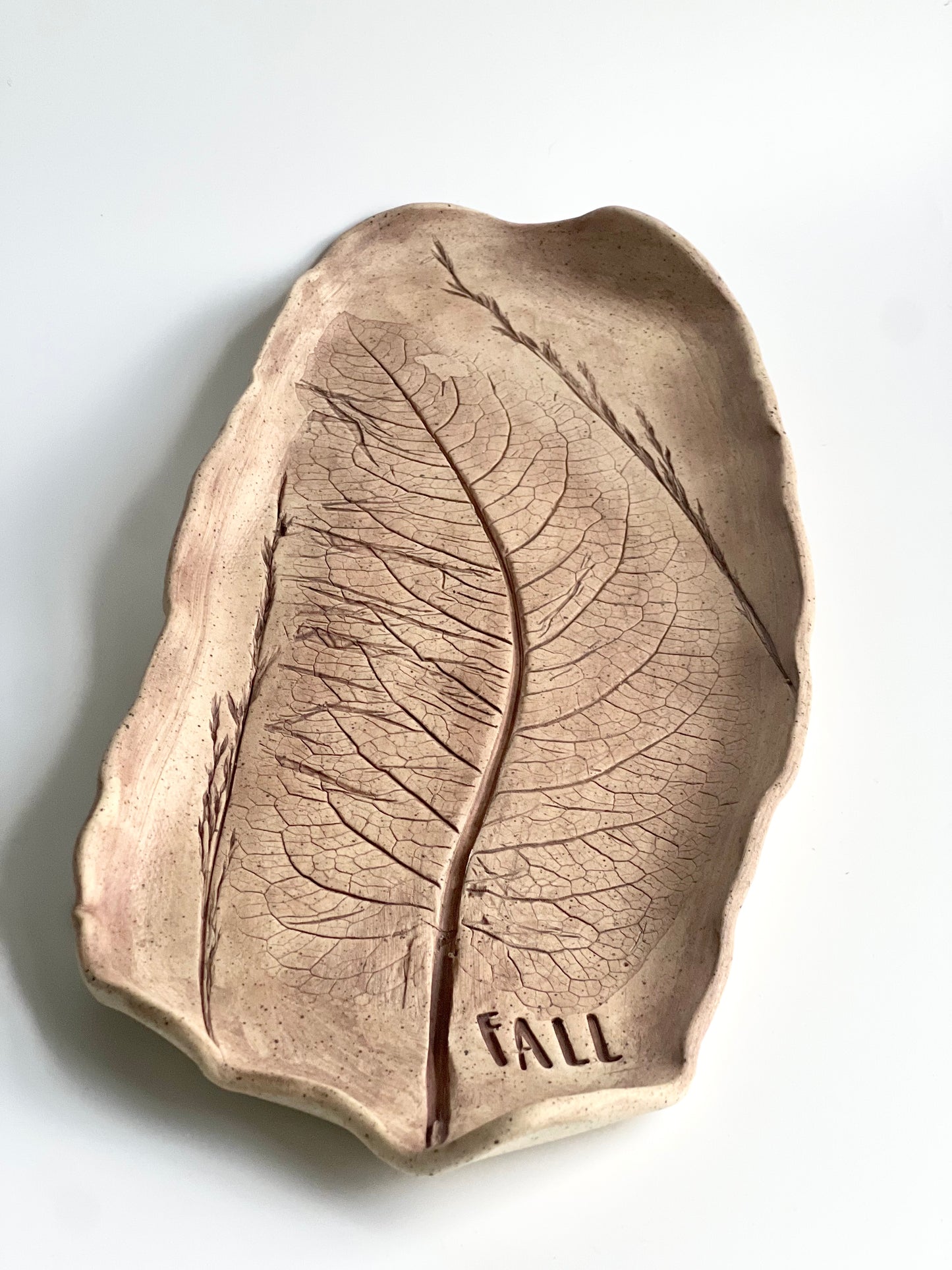 Ceramic Fall Tray (Jill's Brown)