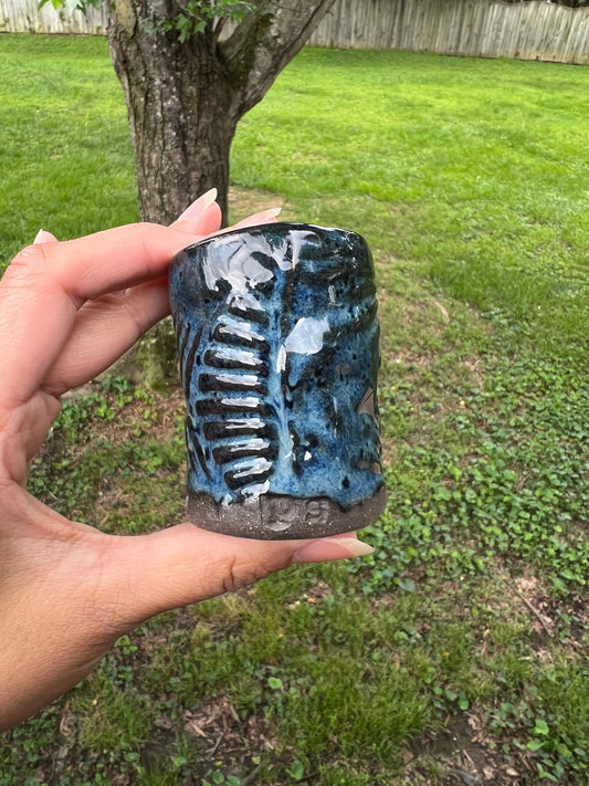 Ceramic Shot Glass (Sapphire)