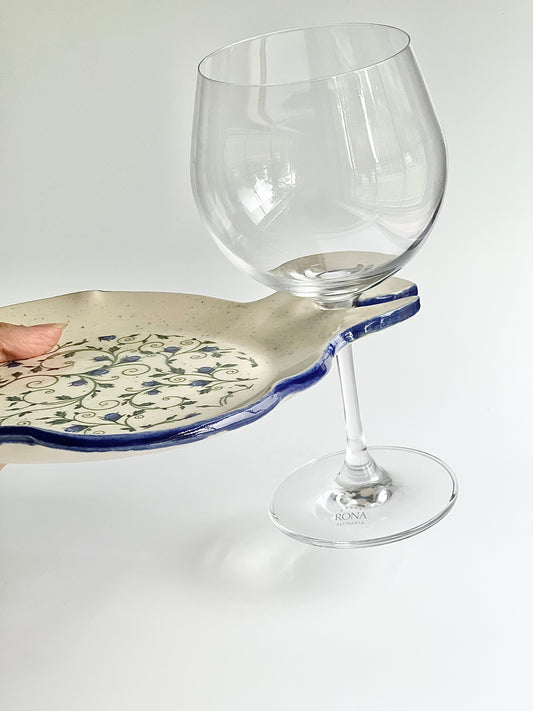 Ceramic Wine Snack Plate
