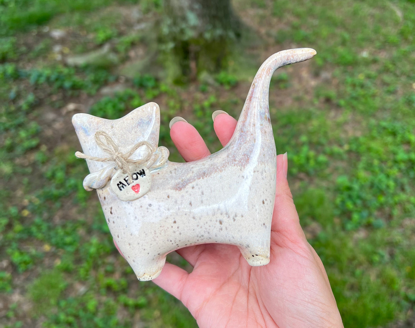 Ceramic Decorative Cat (Variety of Colors)