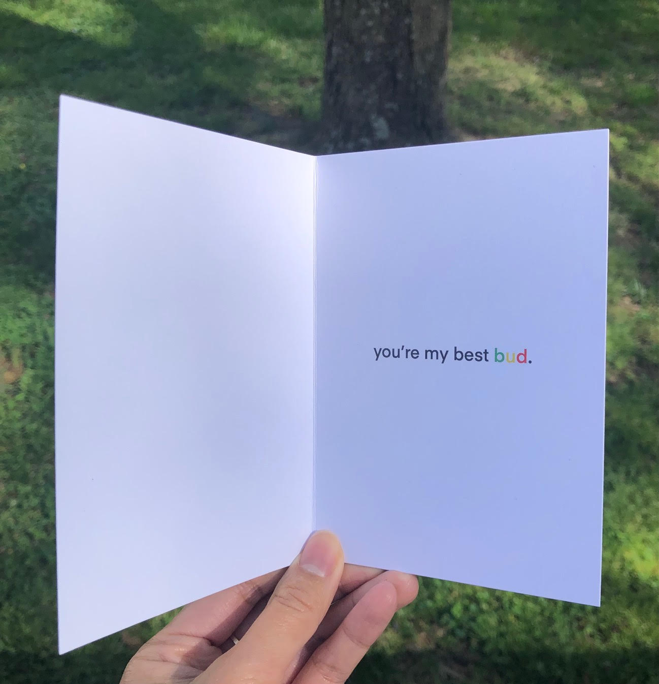 You're My Best Bud Greeting Card