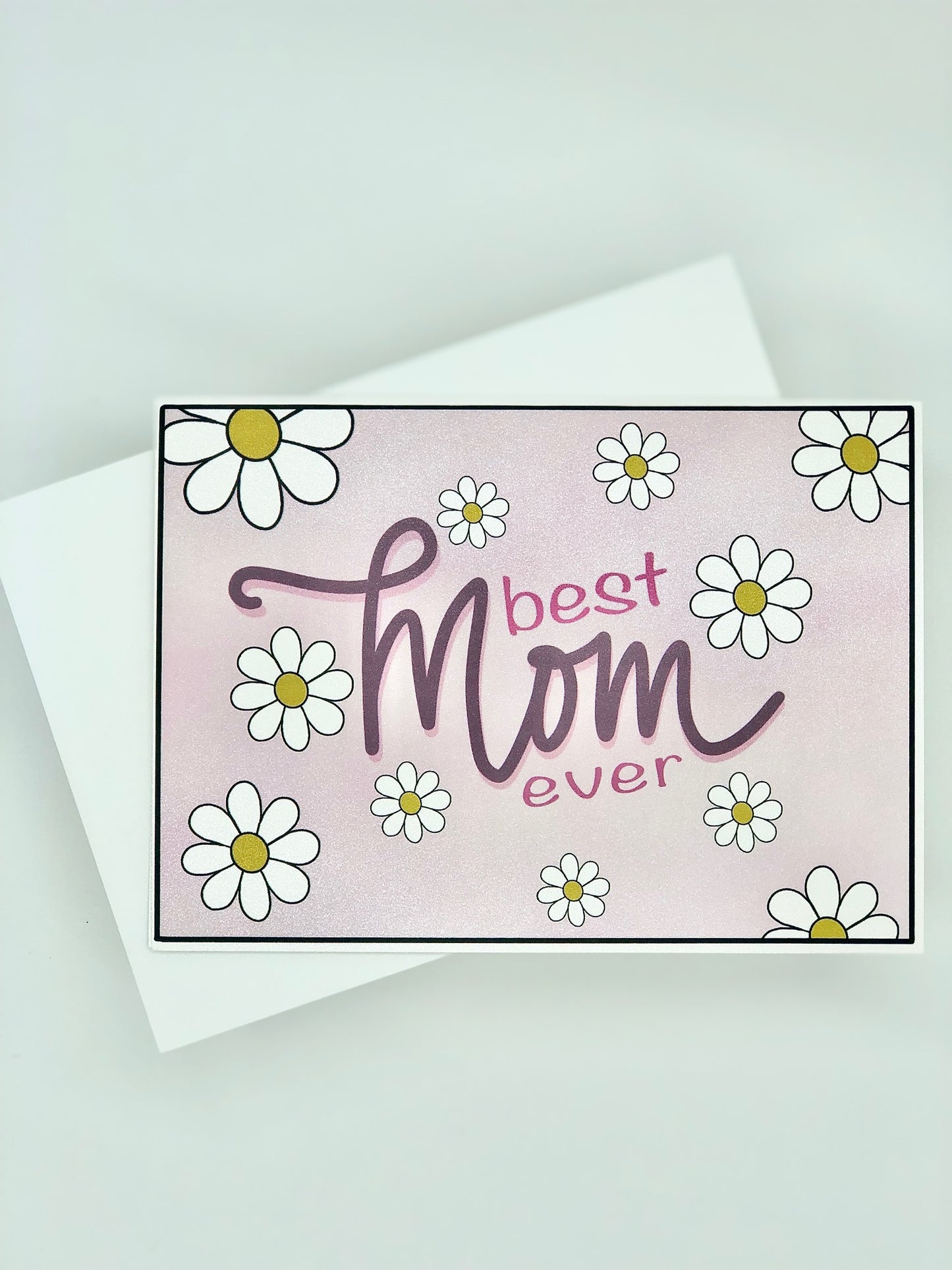 Mother’s Day Greeting Card (Daisies - Pink)