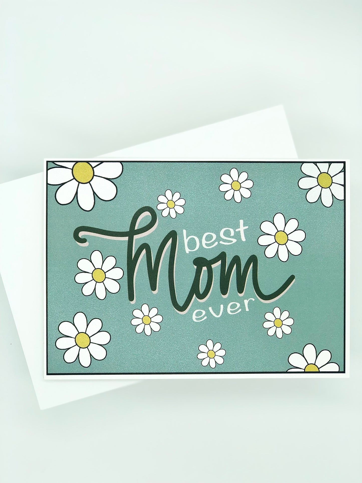 Mother’s Day Greeting Card (Daisies - Green)
