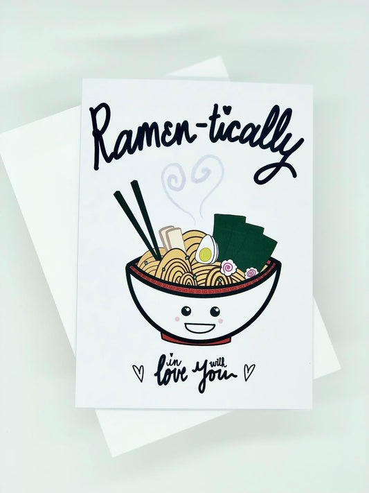 Ramen-tically In Love With You Greeting Card
